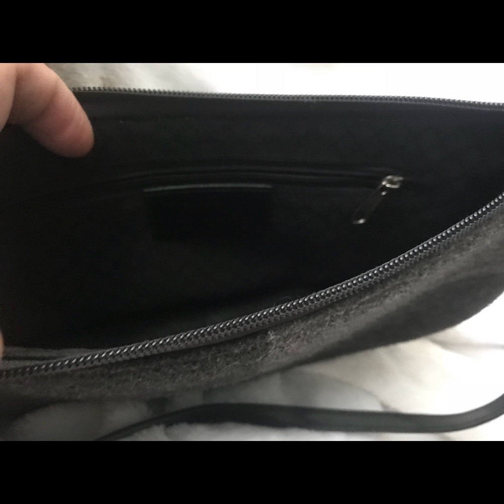 Black And Grey Patchwork Baguette - image 4